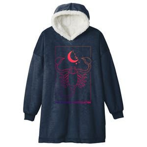 The Scorpion Constellation Zodiac Horoscope Scorpio Gift Hooded Wearable Blanket