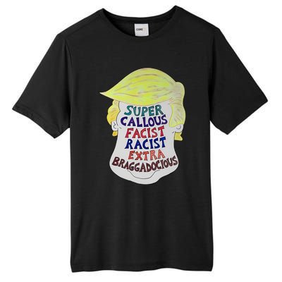 Trump Super Callous Fascist Racist Extra Braggadocious Tall Fusion ChromaSoft Performance T-Shirt