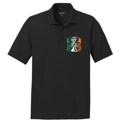 Trinity Symbol Christian Bessling Faith Irish Celtic Knot Gift PosiCharge RacerMesh Polo