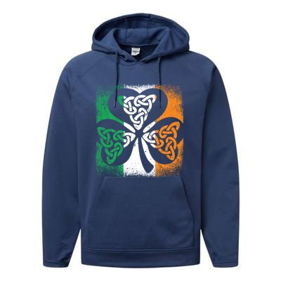 Trinity Symbol Christian Bessling Faith Irish Celtic Knot Gift Performance Fleece Hoodie