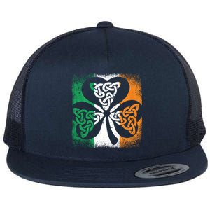 Trinity Symbol Christian Bessling Faith Irish Celtic Knot Gift Flat Bill Trucker Hat