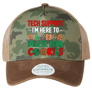 Tech Support Christmas Cookies Women Funny Christmas Legacy Tie Dye Trucker Hat