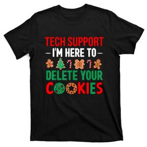 Tech Support Christmas Cookies Women Funny Christmas T-Shirt