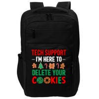 Tech Support Christmas Cookies Women Funny Christmas Impact Tech Backpack