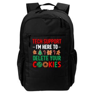 Tech Support Christmas Cookies Women Funny Christmas Daily Commute Backpack