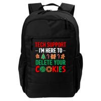 Tech Support Christmas Cookies Women Funny Christmas Daily Commute Backpack