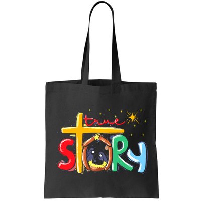 True Story Christmas Nativity Jesus Christian Bag