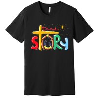 True Story Christmas Nativity Jesus Christian Premium T-Shirt