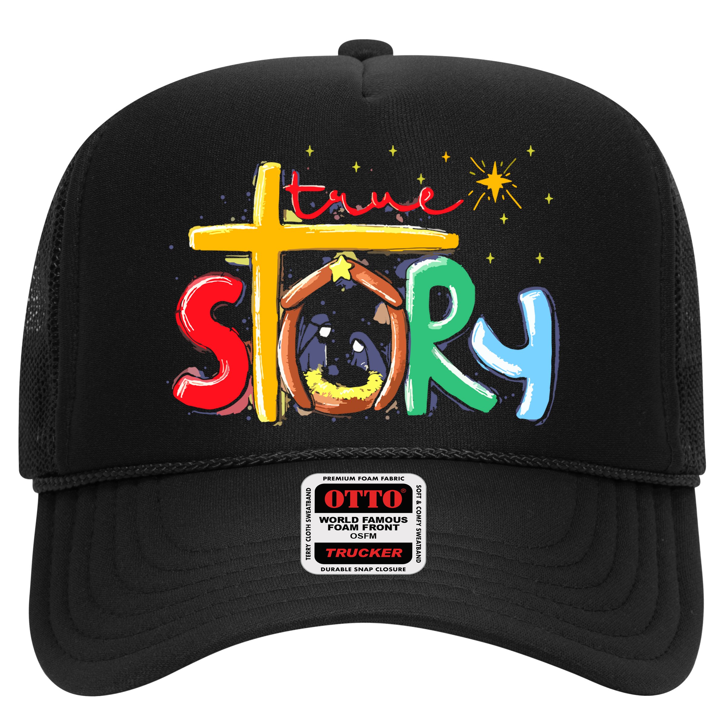 True Story Christmas Nativity Jesus Christian Hat