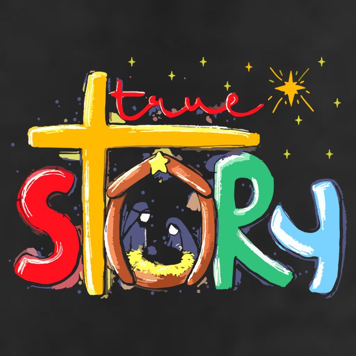 True Story Christmas Nativity Jesus Christian Hat