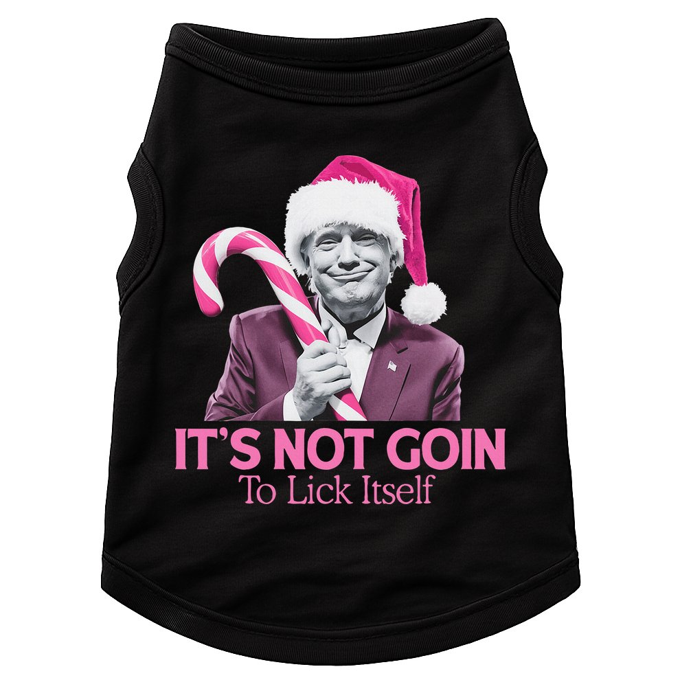 Trump Santa Christmas Maga Holiday Doggie Tank