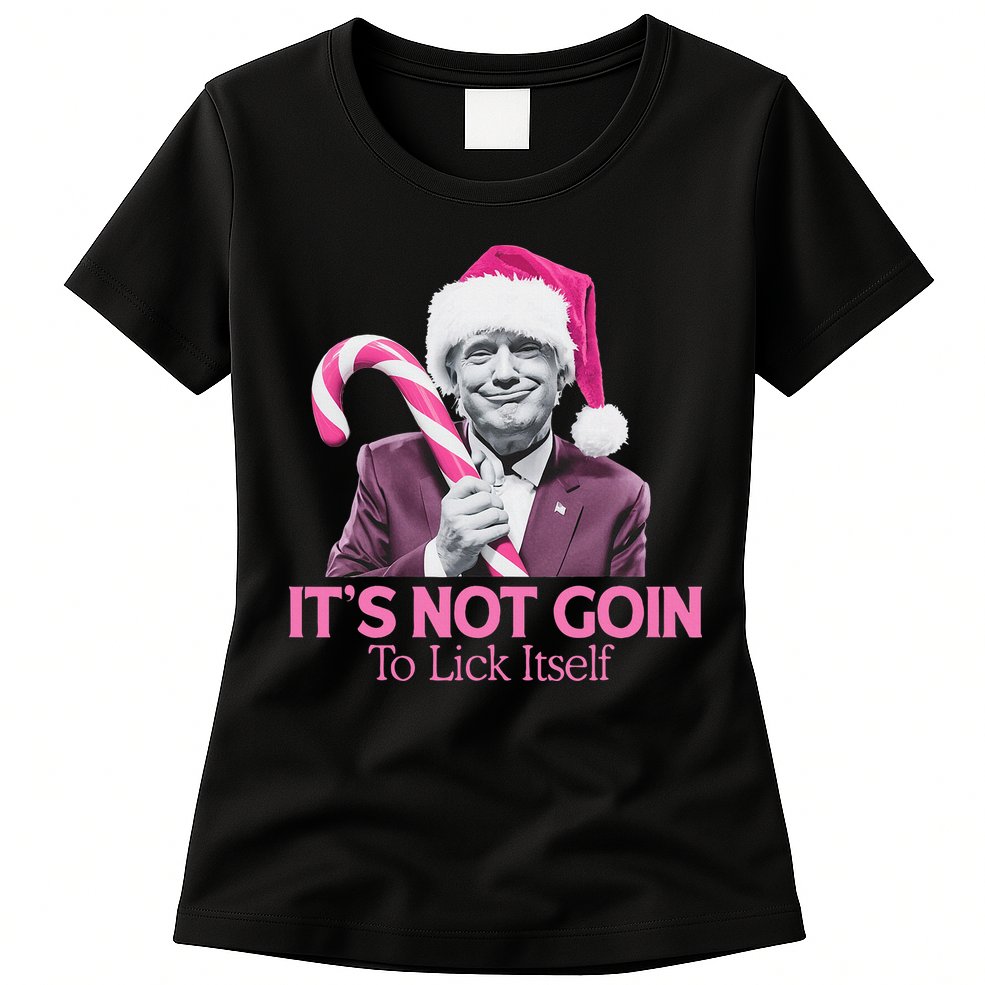 Trump Santa Christmas Maga Holiday Womens T-Shirt