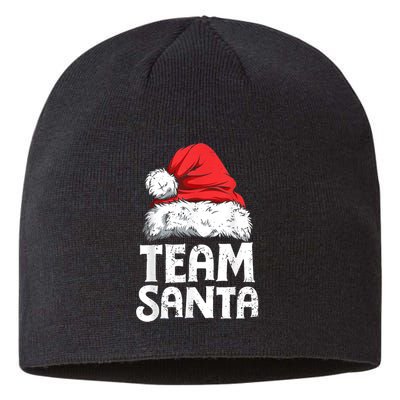 Team Santa Christmas Squad Family Matching Pajamas Boys Men Sustainable Beanie