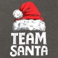 Team Santa Christmas Squad Family Matching Pajamas Boys Men Cotton Canvas Backpack