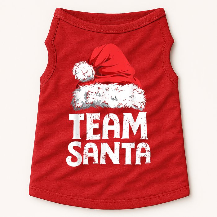 Team Santa Christmas Squad Family Matching Pajamas Boys Men Doggie Tank