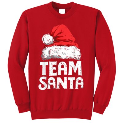 Team Santa Christmas Squad Family Matching Pajamas Boys Men Sweatshirt