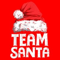 Team Santa Christmas Squad Family Matching Pajamas Boys Men 16 in Basic Backpack
