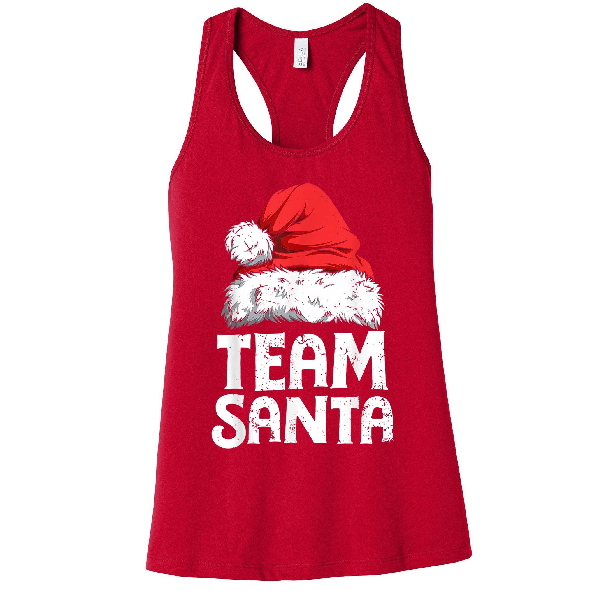 Team Santa Christmas Squad Family Matching Pajamas Boys Men Womens Tank Top