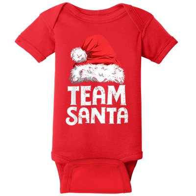 Team Santa Christmas Squad Family Matching Pajamas Boys Men Baby Bodysuit