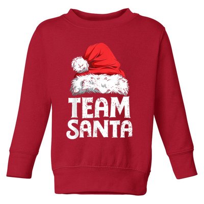 Team Santa Christmas Squad Family Matching Pajamas Boys Men Toddler Sweatshirt