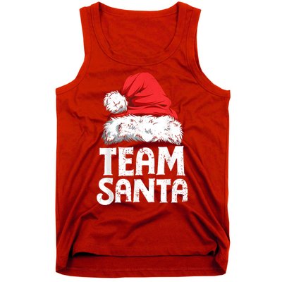 Team Santa Christmas Squad Family Matching Pajamas Boys Men Tank Top