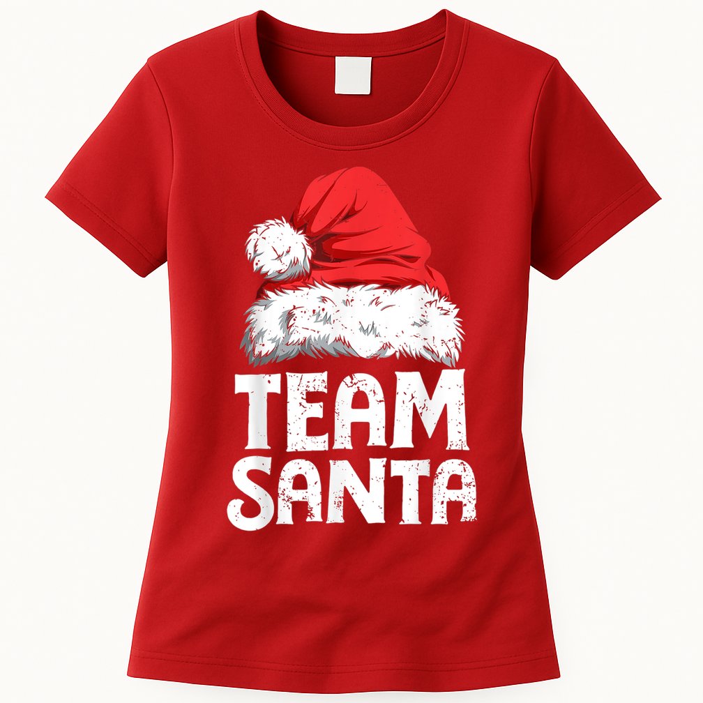 Team Santa Christmas Squad Family Matching Pajamas Boys Men Womens T-Shirt