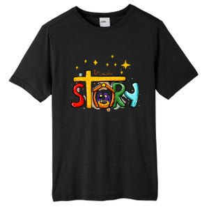 True Story Christmas Nativity Jesus Scene Faith Christian Tall Fusion ChromaSoft Performance T-Shirt