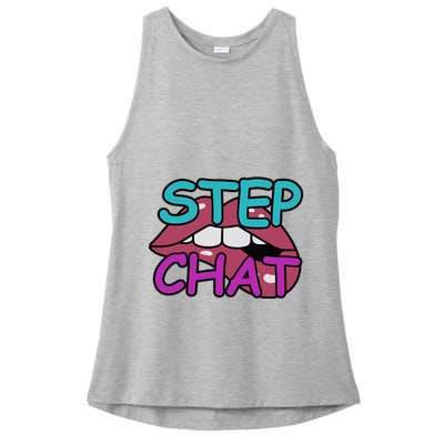 Twitch Step Chat Ladies PosiCharge Tri-Blend Wicking Tank