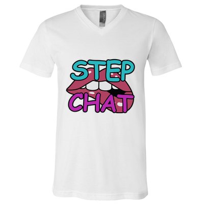 Twitch Step Chat V-Neck T-Shirt