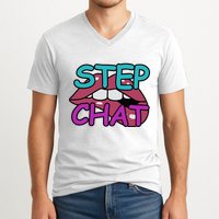 Twitch Step Chat V-Neck T-Shirt