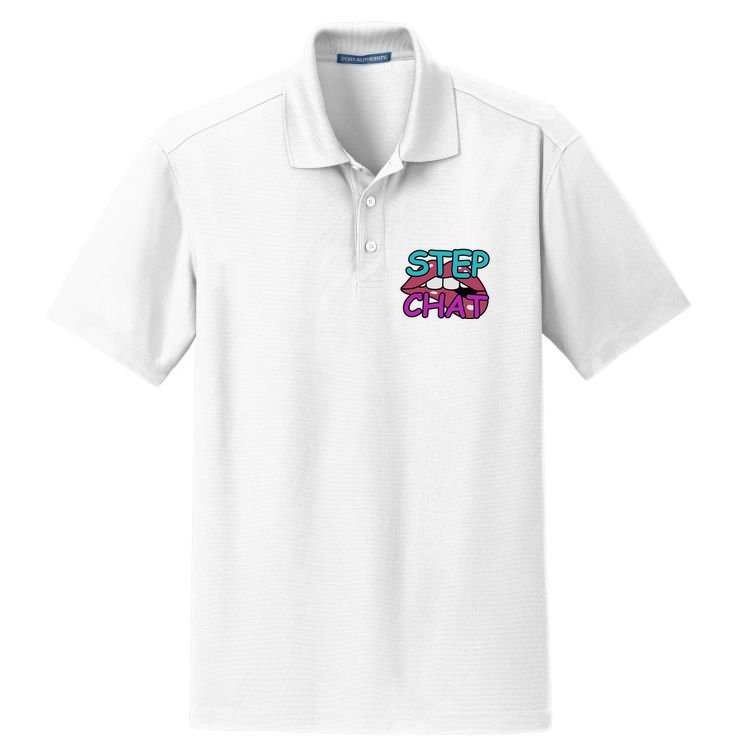 Twitch Step Chat Dry Zone Grid Polo