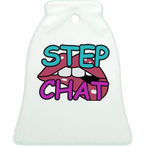 Twitch Step Chat Ceramic Bell Ornament