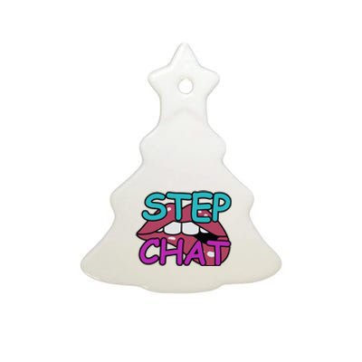 Twitch Step Chat Ceramic Tree Ornament