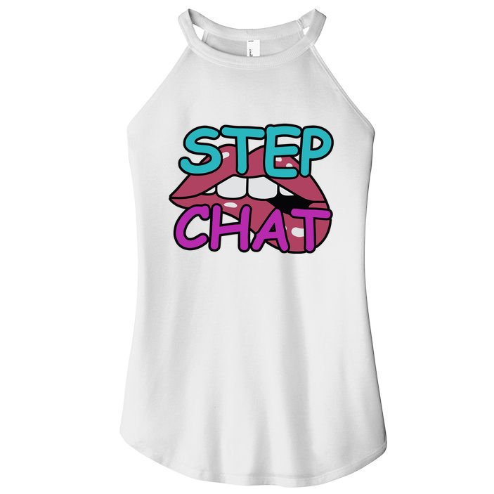 Twitch Step Chat Women's Perfect Tri Rocker Tank