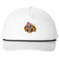 Thanksgiving Shirt Cutest Turkey In The Flock Snapback Five-Panel Rope Hat