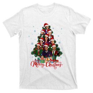 Trump Supporter Christmas Tree Dream Team Daddys Home 45 47 T-Shirt