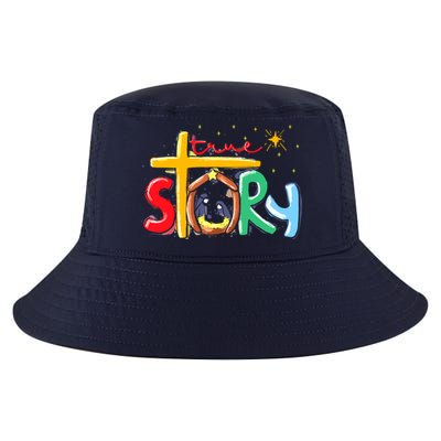 True Story Christmas Nativity Jesus Christian Christmas Cool Comfort Performance Bucket Hat