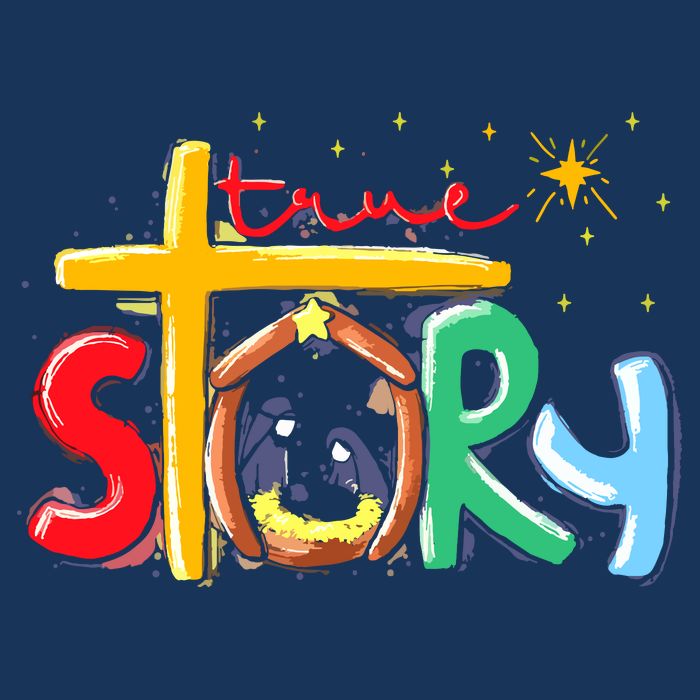 True Story Christmas Nativity Jesus Christian Christmas Hoodie
