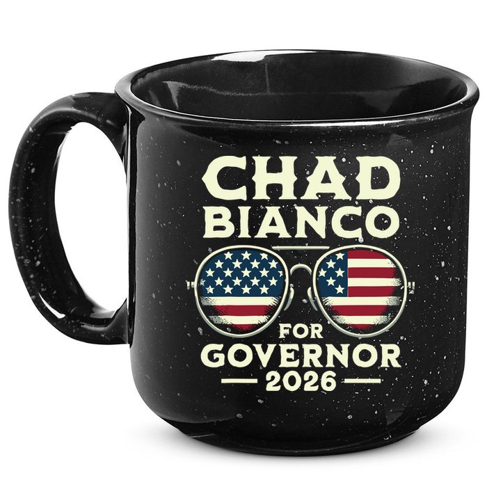 The Sheriff Chad Bianco For Governor 2026 15oz Campfire Ceramic Mug