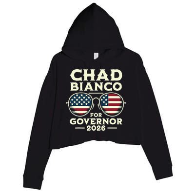The Sheriff Chad Bianco For Governor 2026 Crop Fleece Hoodie