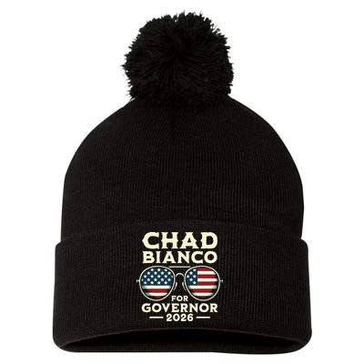 The Sheriff Chad Bianco For Governor 2026 Pom Pom 12in Knit Beanie