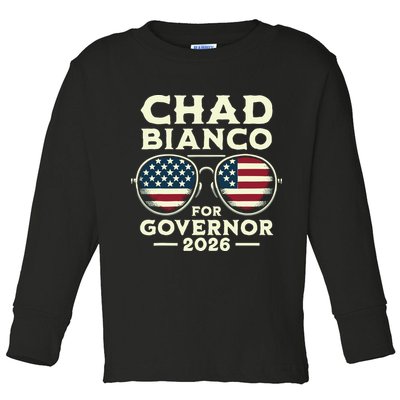 The Sheriff Chad Bianco For Governor 2026 Toddler Long Sleeve Shirt