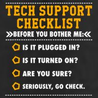 Tech Support Checklist Sysadmin Trucker Hat