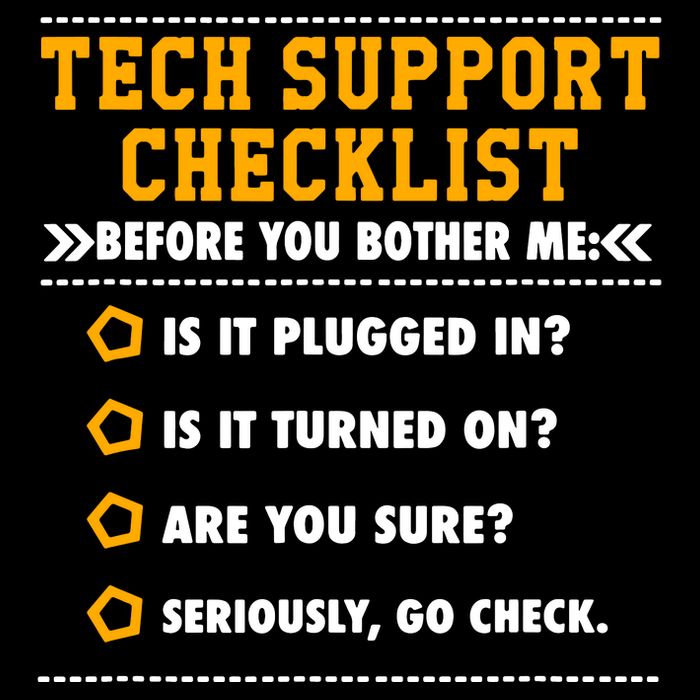 Tech Support Checklist Sysadmin Cropped Pullover Crew