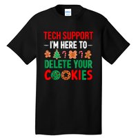 Tech Support Christmas Cookies Women Funny Christmas Tall T-Shirt