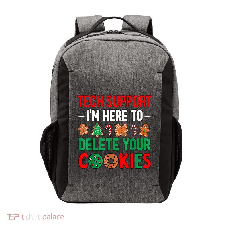 Tech Support Christmas Cookies Women Funny Christmas Vector Backpack