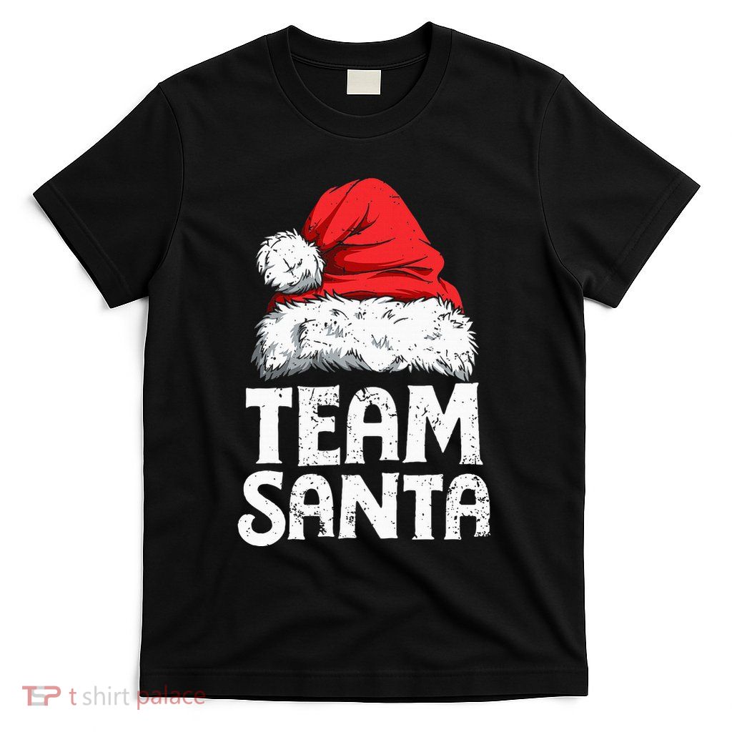 Team Santa Christmas Squad Family Matching Pajamas T-Shirt