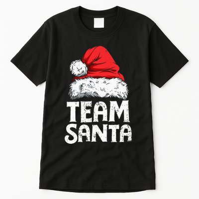Team Santa Christmas Squad Family Matching Pajamas Tall T-Shirt
