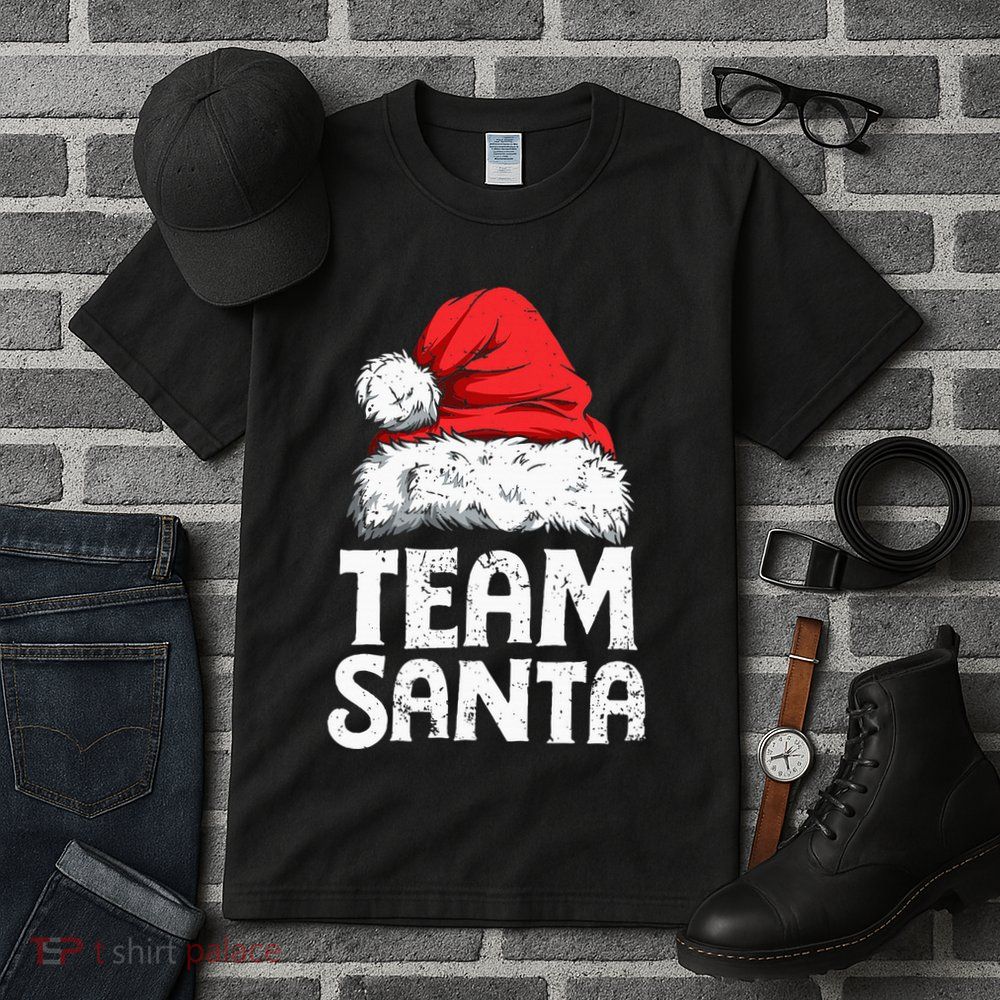 Team Santa Christmas Squad Family Matching Pajamas Tall T-Shirt