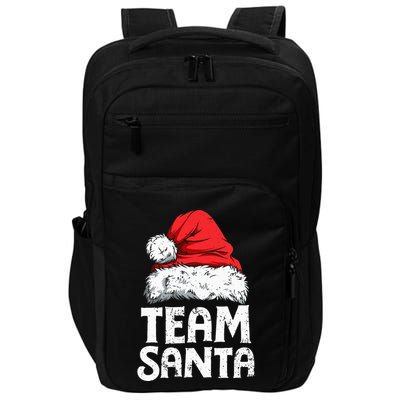 Team Santa Christmas Squad Family Matching Pajamas Impact Tech Backpack